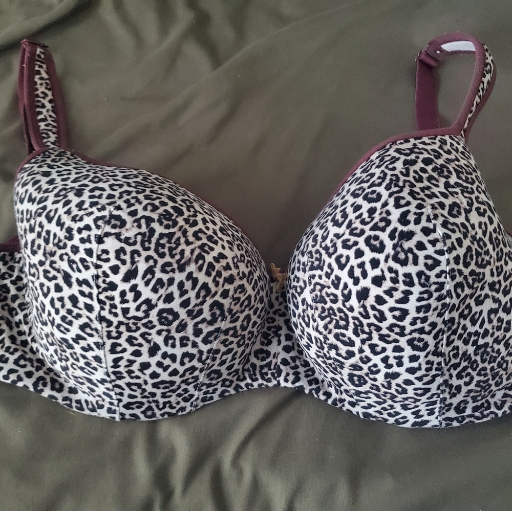 Leopard print Cacique bra
